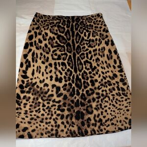 Leopard Print Pencil Skirt -Shabby Apple